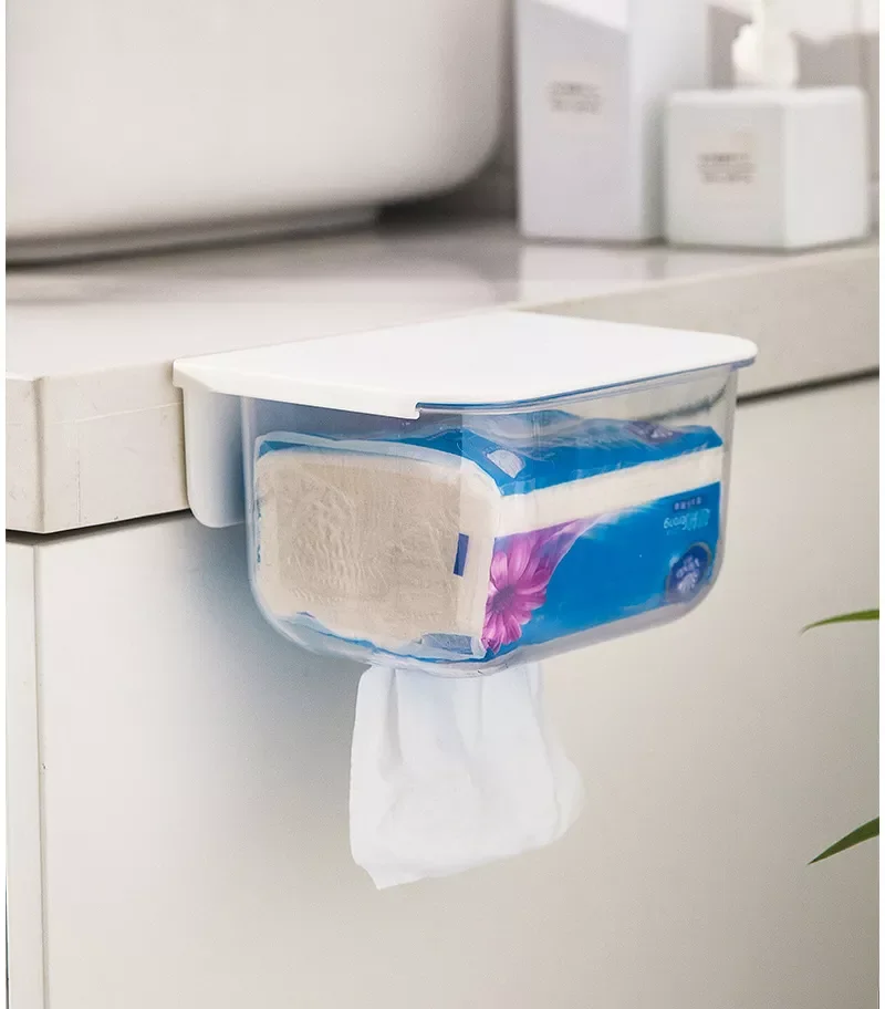 

Водонепроницаемые салфетки, Настенная коробка с присоской, рулонная бумажная коробка для хранения салфеток