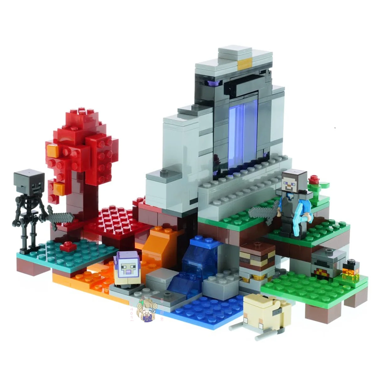 

322pcs MOC Ruined Portal Building Blocks Model FIT 21172 Bricks Toys for Chilren Gift