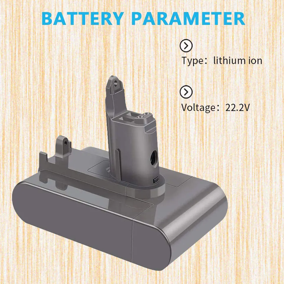 

2022 Li-Ion сменная батарея для аккумулятора типа B DC34 DC35 DC31 DC44 DC45 беспроводной ручной пылесос (не подходит для типа A)