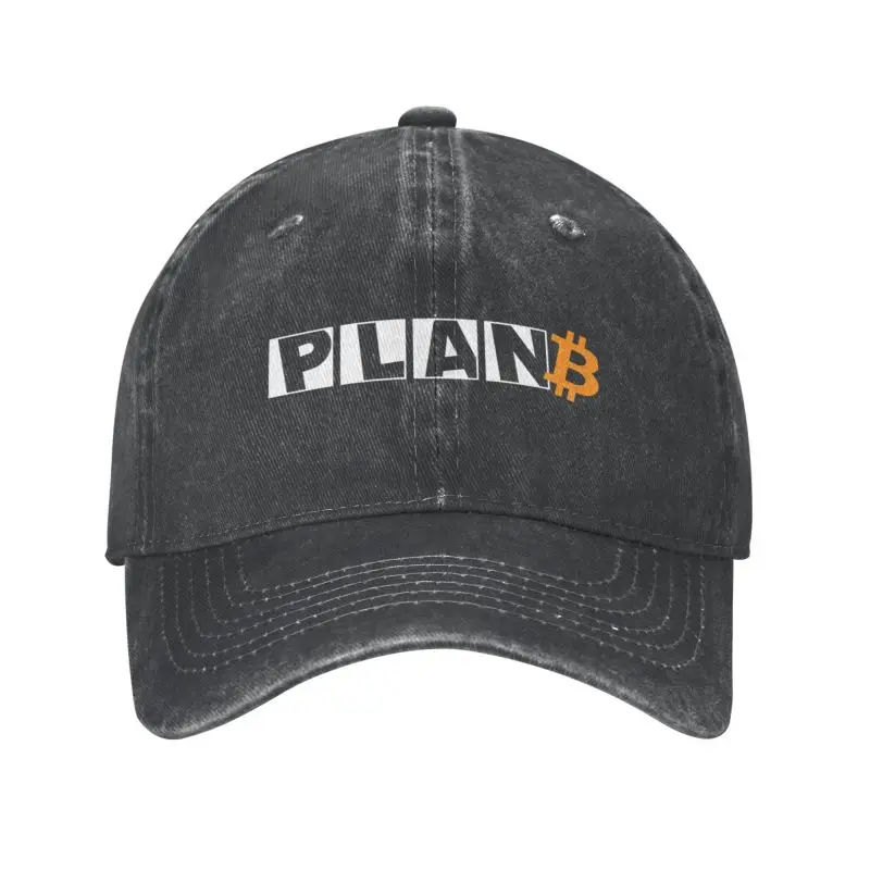 

Cool Cotton Plan B Time For Bitcoin Baseball Cap for Men Women Custom Adjustable Unisex BTC Crypto Coins Dad Hat Outdoor