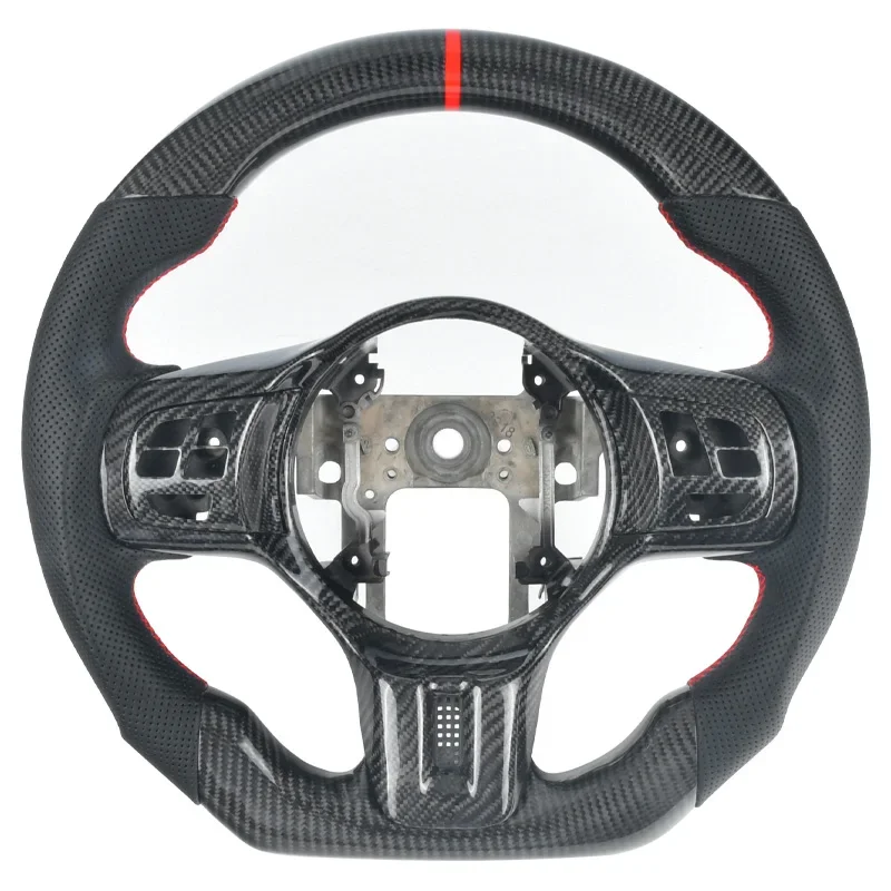 

Автомобильные аксессуары для Mitsubishi LANCER EVOLUTION 9 10 рулевое колесо из углеродного волокна под заказ Алькантара замша
