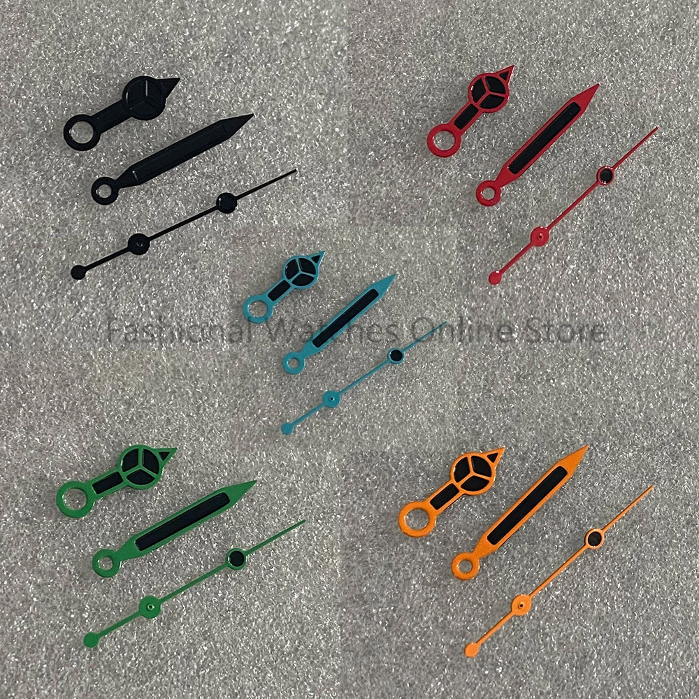 

New Watch Hands Watch Accessories Colored Watch Needles No Luminous Watch Modification Parts for NH35/NH36/4R/7S Movement