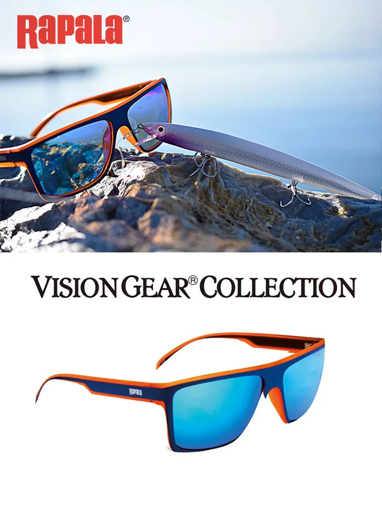 

Rapala Finland LeBole Imported Fishing Glasses Sports Anti-slip Allergy Big Cover Polarized Sunglasses.