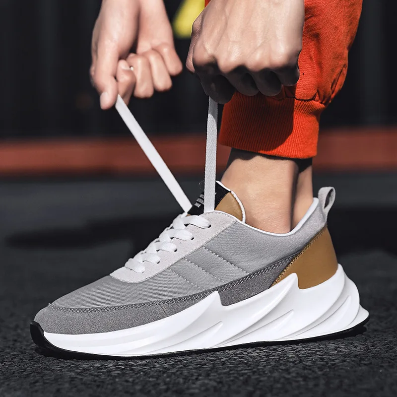 

Four Seasons Comfortable Non-slip Wear-resistant Men's Sports Shoes Fashion Breathable All-match Men's Casual Running Shoes YX92