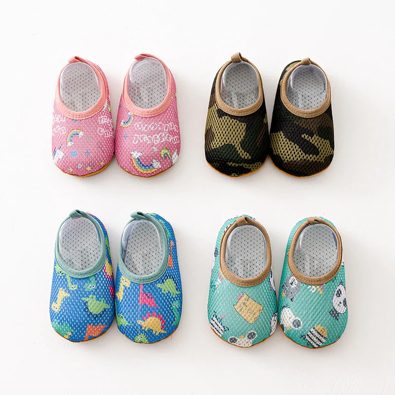 

Factory thsection spring/summer baby socks non-slip bottom floor children sandals indoor baby shoes socks set prevent slippery