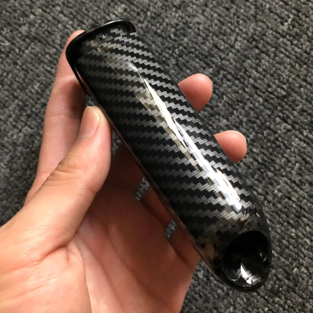 

Per Bmw E46 E90 E92 E60 E39 F30 F34 F10 F20 manopole freno a mano auto copertura modello in carbonio/ABS rivestimento interno st