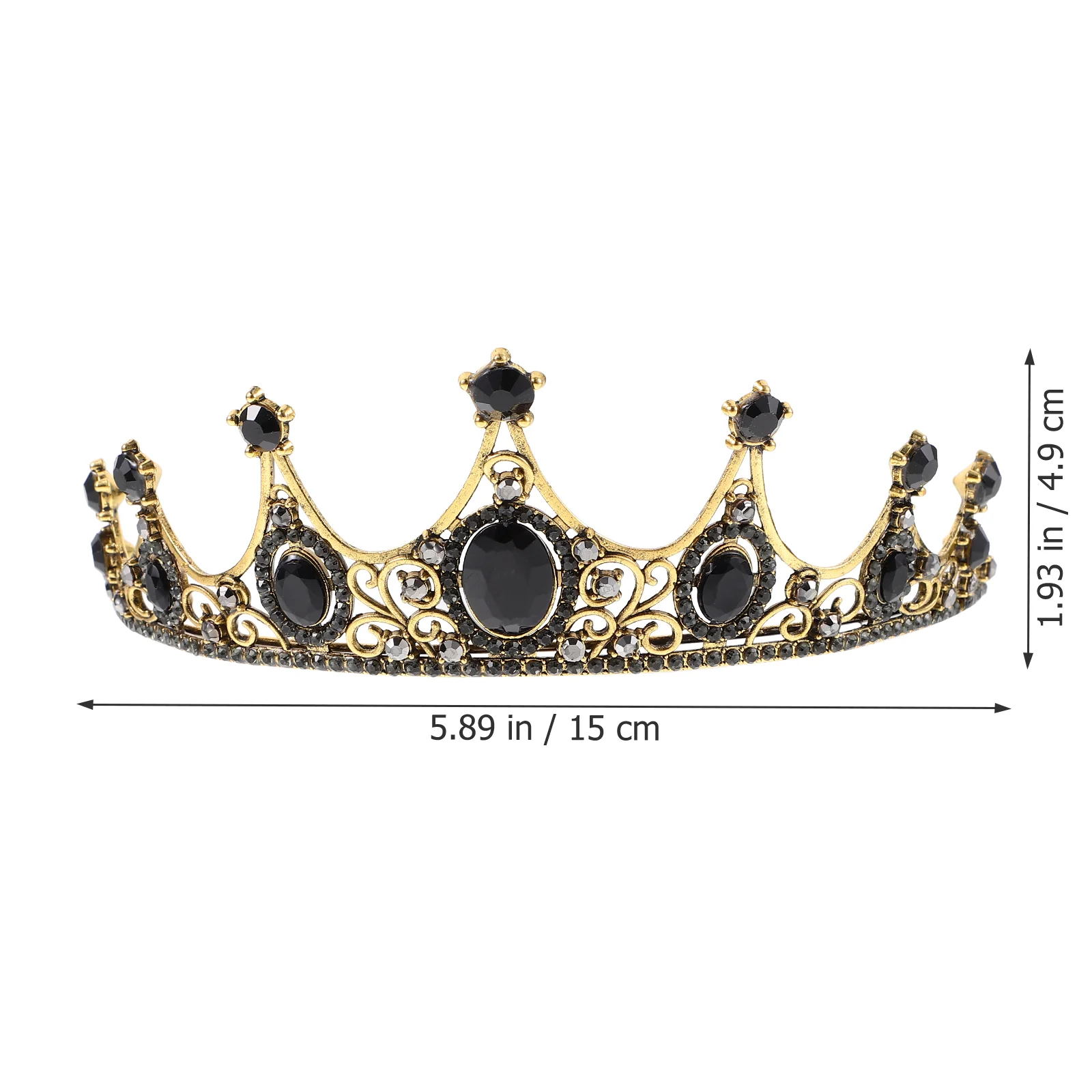 Женская повязка на голову с короной свадебная корона металлический свадебный