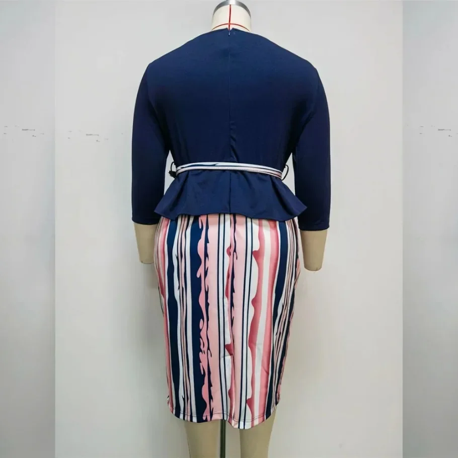 2024 горячая распродажа платье больших размеров в африканском и турецком стиле для