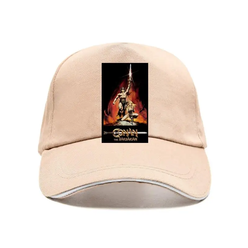 

Новая Кепка, головной убор, Модная хлопковая бейсбольная кепка с принтом Т-Конан, варвар V2 T Back, забавная T-бейсболка