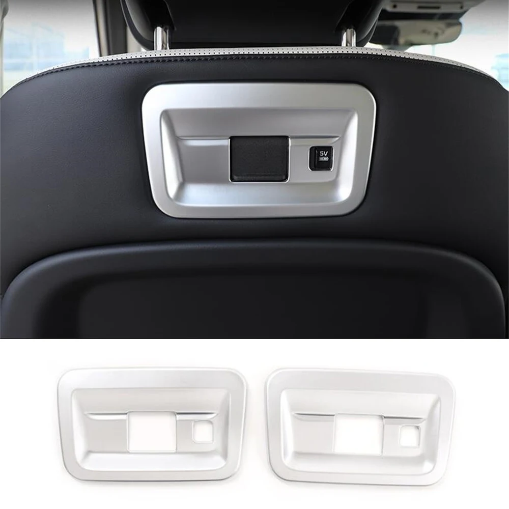 

ABS Seat Back USB Panel Cover For Land Rover Discovery 5 LR5 2021-2022 Interior Car Accessories