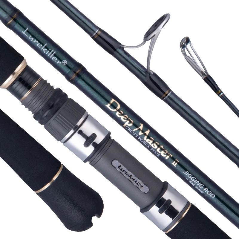 

Lurekiller Japan Full Fuji Parts Jigging Rod 1.8M PE 3-6 Lure Weight 100-300G 20kgs Spinning casting Ocean Boat Fishing Rod