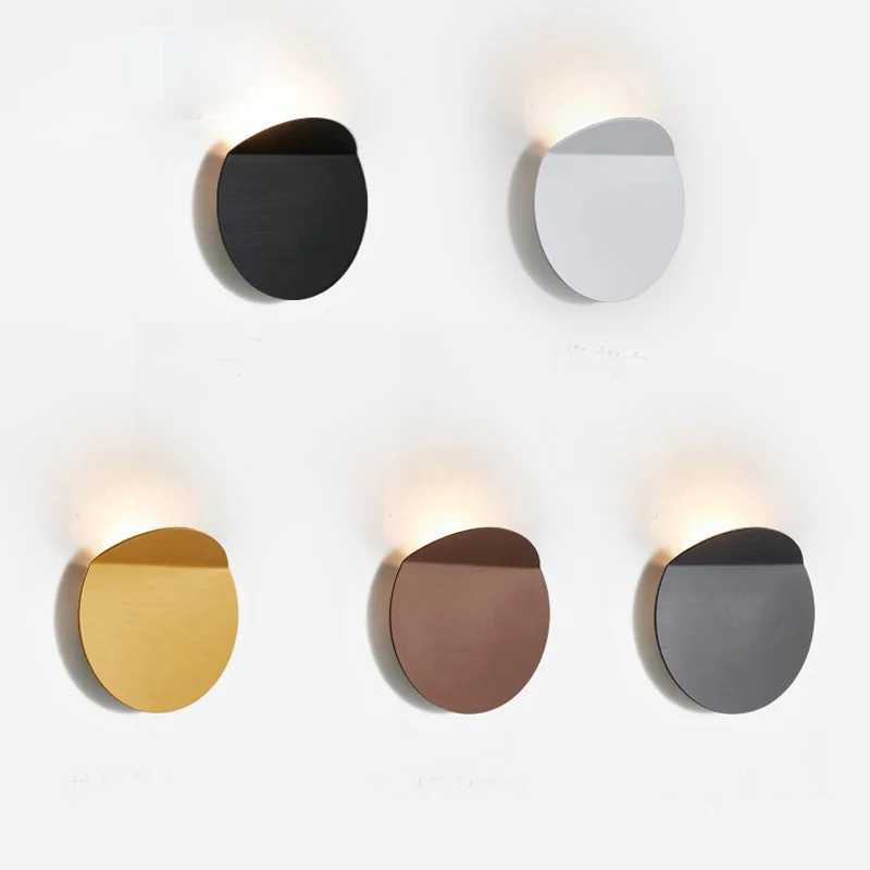 

Nordic Living Room Bedroom Bedside Wall Lamp Study Bathroom Aisle Staircase Wall Lamp Creative Background Lamp Loft Led Lighting