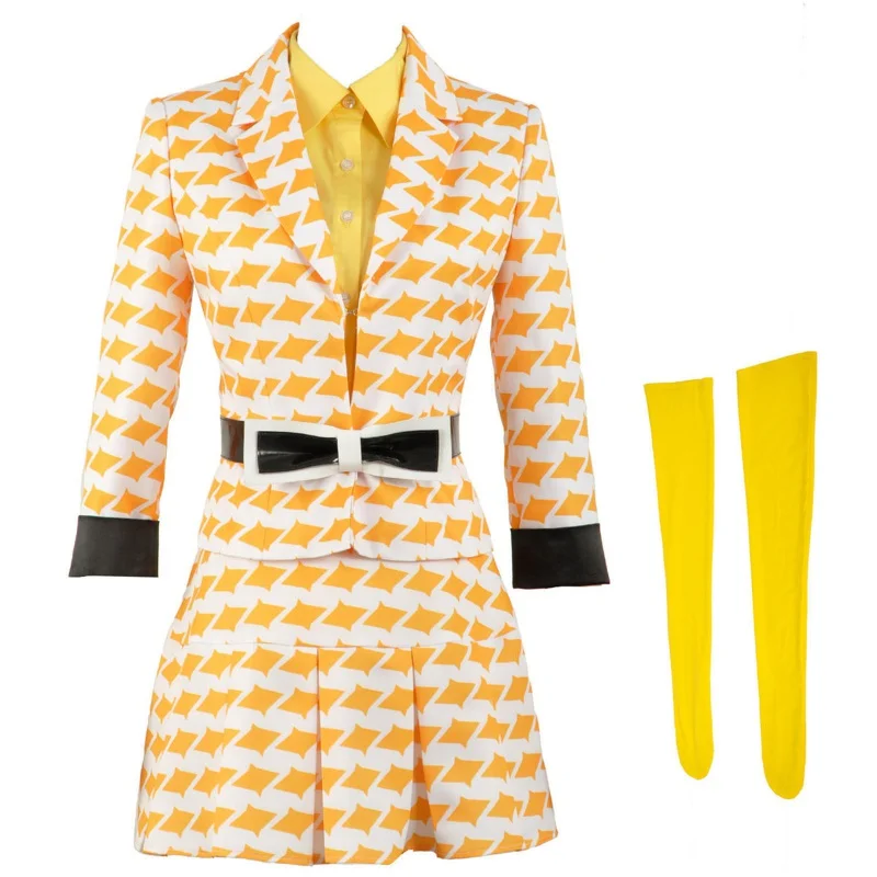 

Anime Heathers The Musical Rock Chandle McNamara Veronica Duke Cosplay Costume Girl Stage Dress Halloween School Uniform Clothes