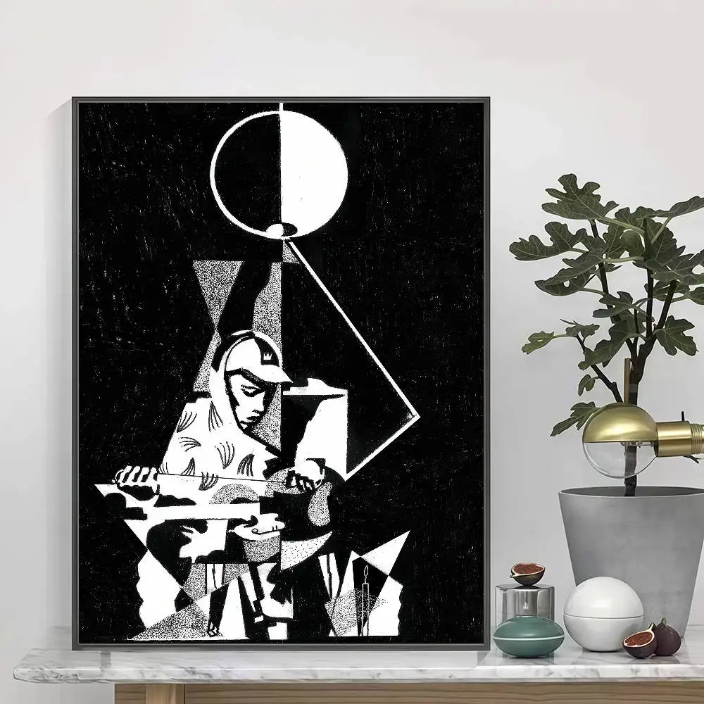 Фото Самоклеящиеся отклеивающиеся постеры K-King Krule 6 Feet Beneath The Moon подходят для безрамного декора стен в комнате. №4