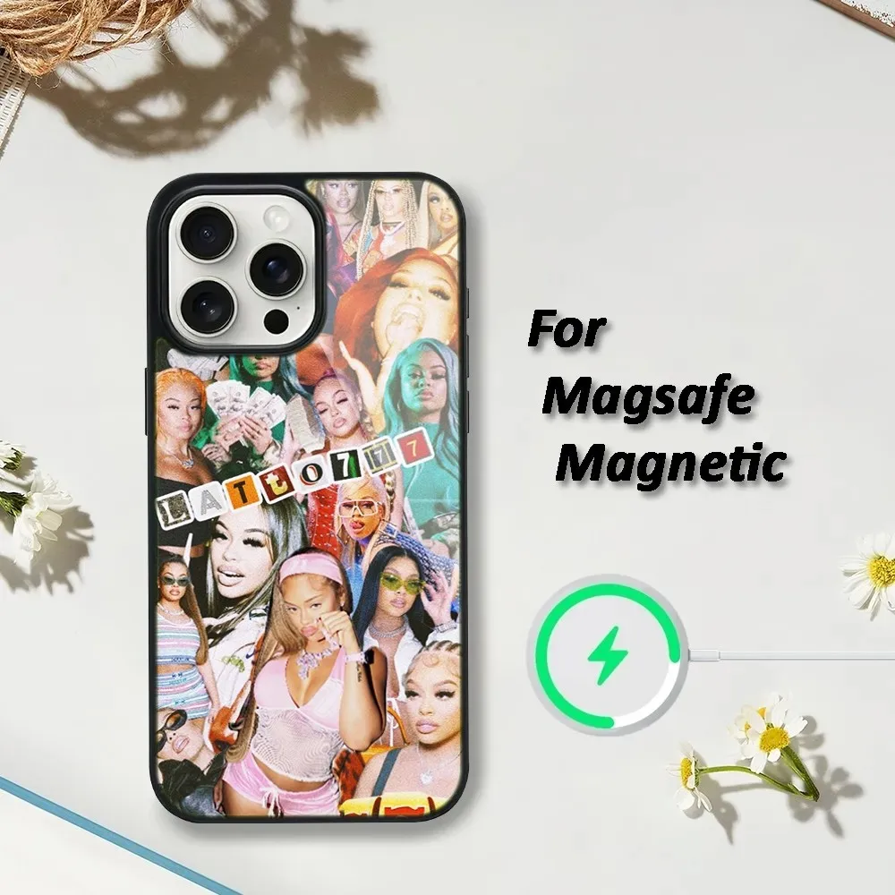 Чехол для телефона Singer L-Latto iPhone 15 14 13 12 11 Pro Max Plus чехлы с беспроводной зарядкой