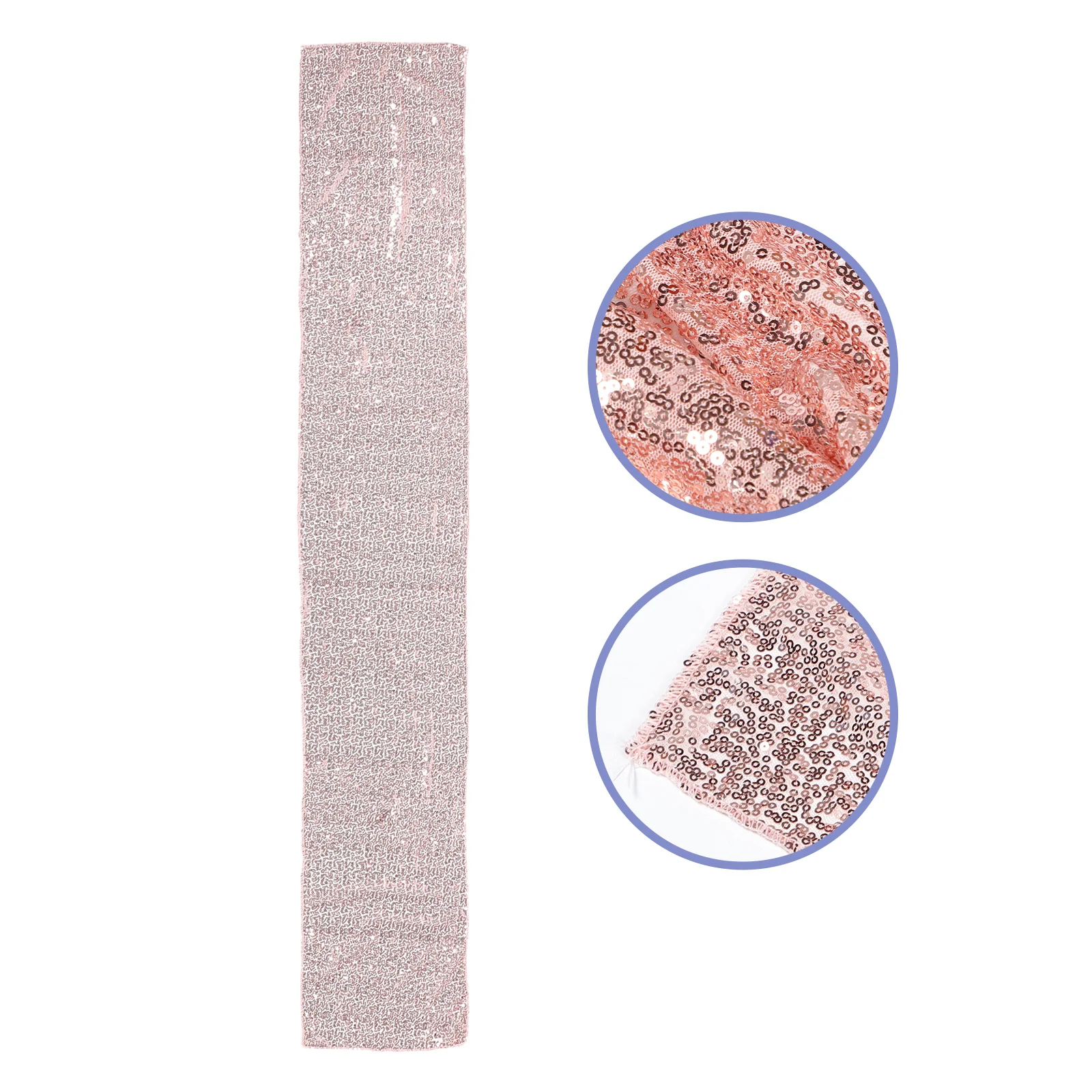 

Glitter Table Runner Decorative Rose Gold Dining Table Runner Sequin Table Runner for Wedding Home Party