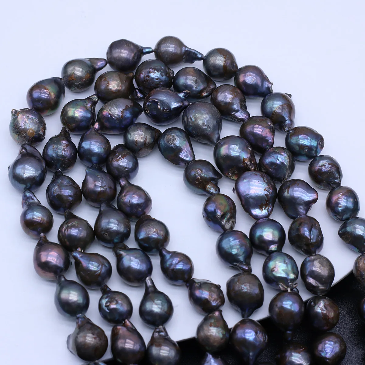 Natural Freshwater Baroque Pearl Black Spacer Beads For Jewelry Diy Making Necklace Bracelet Earring Accessories Gift