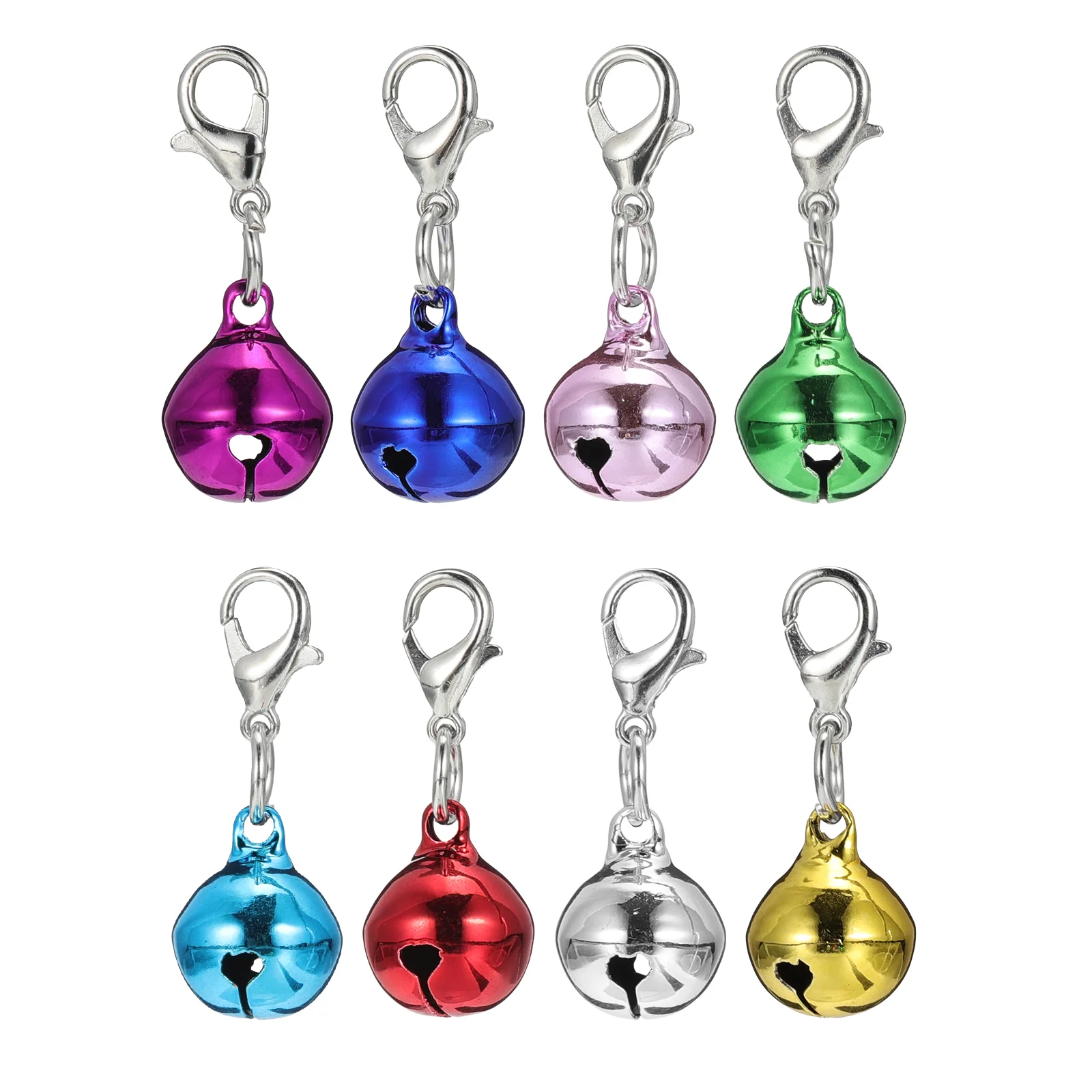 

24Pcs Decorative Keyring Bell Pendants Keychain Key Accessories (Random Color)