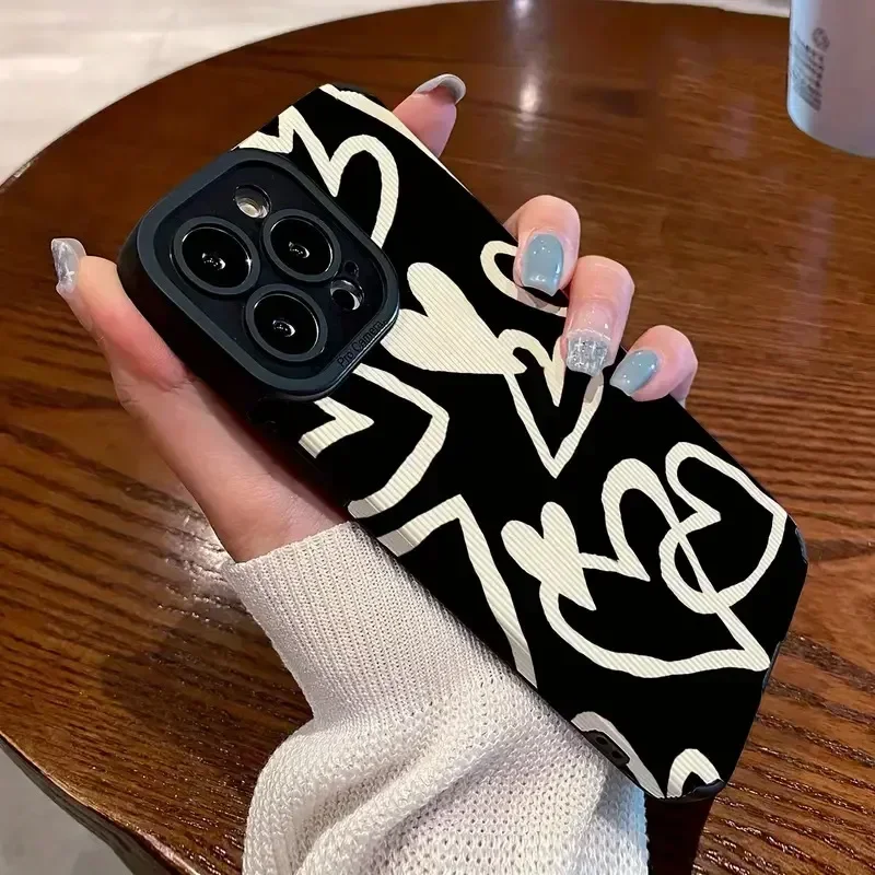 Чехол для телефона Love Heart Samsung Galaxy A53 A52 A54 A73 A72 A50 A30 S A22 A22S A21S A23 A33 A32 S20 FE S22 S23 S24 Ultra