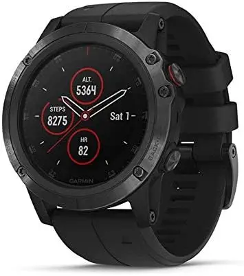 

5s Plus, Smaller-Sized Multisport GPS Smartwatch, Features Color TOPO Maps, Heart Rate Monitoring, Music and Pay, White/Rose Go