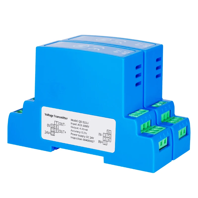 

Датчик передатчика напряжения переменного/постоянного тока 0-500 В 0-600 В 0-1000 В, входные реле, преобразователь напряжения 4-20 мА 0-20 мА 0-10 В 0-5 В, выход RS485