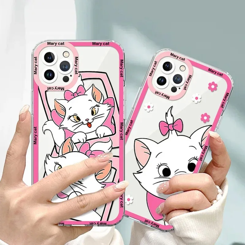 Чехол с изображением кота Диснея Мари для Xiaomi 13T 12T 11T 10T 14 13 12 11 Lite 5G NE POCO F6 X6 Pro X3 NFC X5