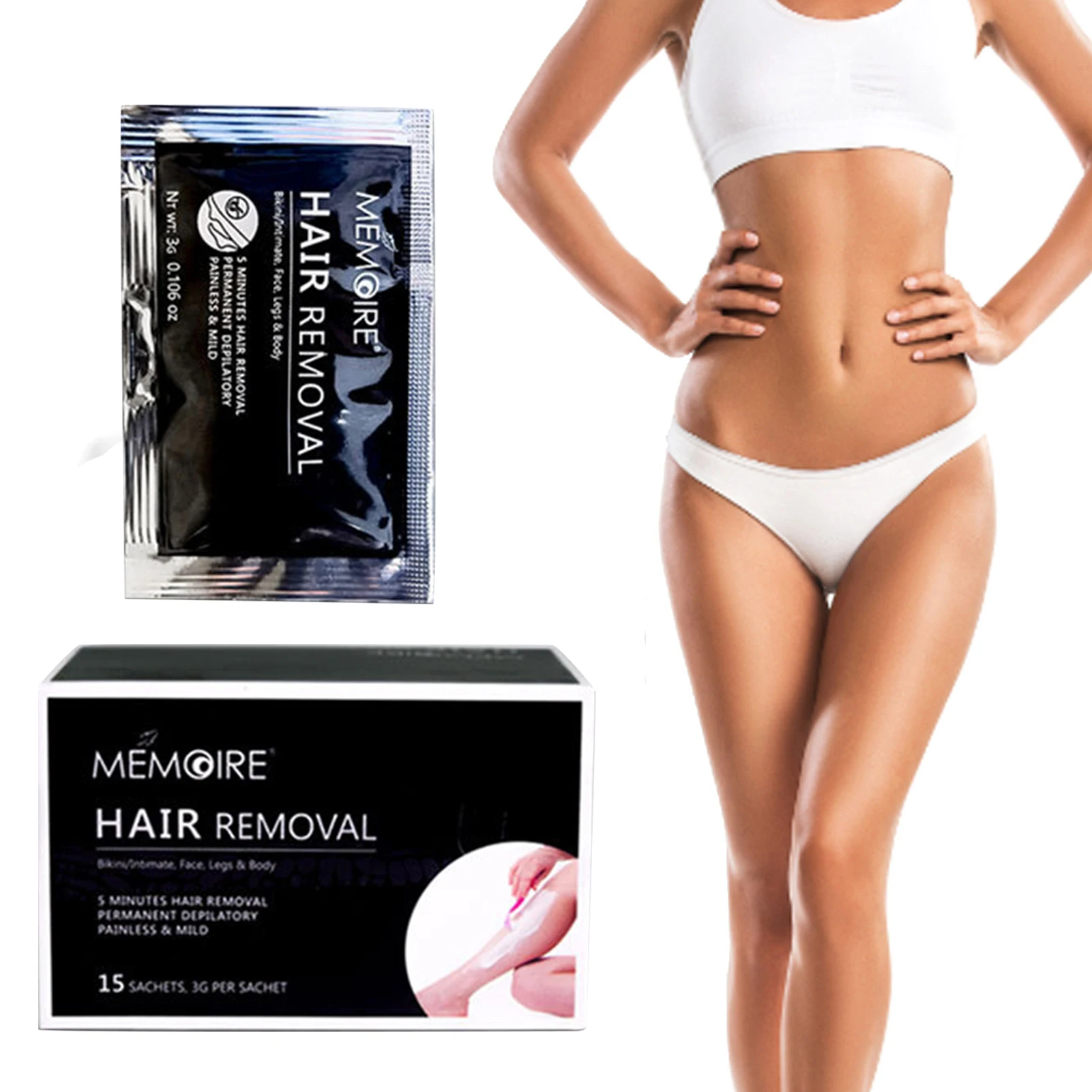 

15 Packs Hair Removal Cream 15 Packs Painless Depilatory Cream Painless & Effective For Men Women Depilatory Cream For