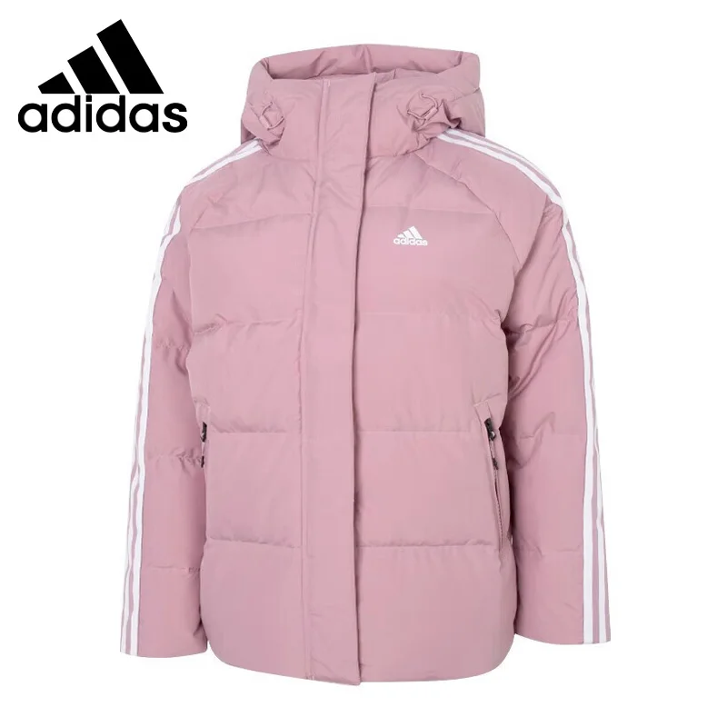 Оригинальное новое поступление, Женская куртка Adidas W 3ST с капюшоном,  спортивная одежда - купить по выгодной цене | AliExpress