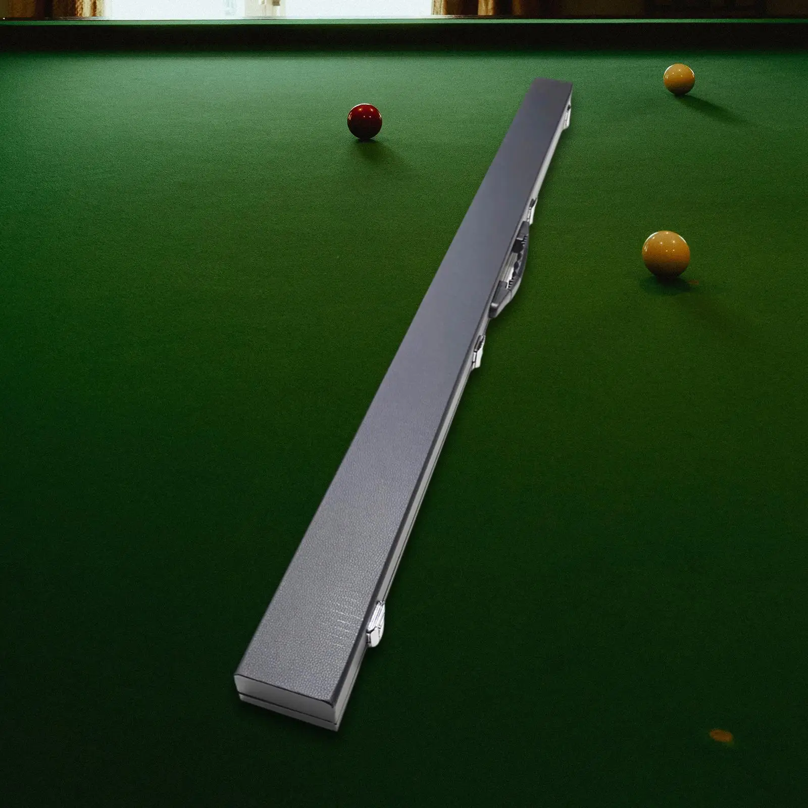 

Billiards Pool Cue Case Professional PU Leather with Interior with Handle and