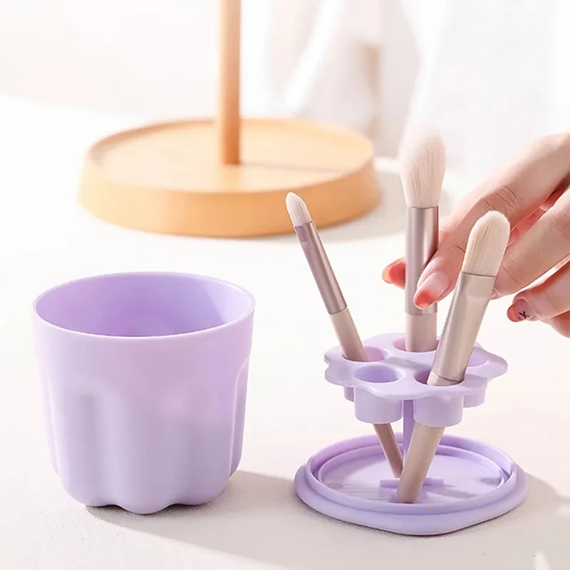 

Multifunction Makeup Brush Cleaner Powder Puff Cleaning Makeup Brush Dry And Wet Cleaning Silicone Beauty Tools Wholesale
