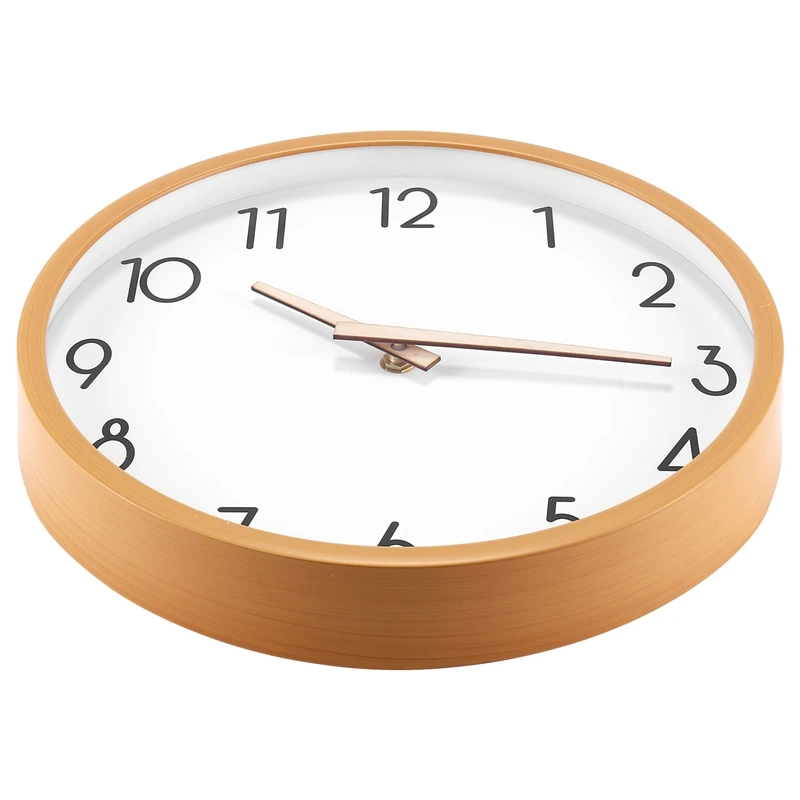 

Wall Clock Wood 12 Inch Silent Large Wood Wall Clocks Digital Wall Clock Non Ticking For Night Table Kitchen Office Vintage Home