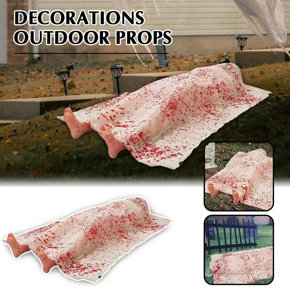 

Scary Fake Corpse Deaths Victims Prop Inflatable Fake Halloween Prop Human Body Y3Z7