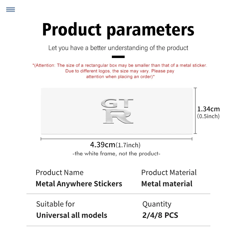 8 шт. автомобильный логотип 3D металлические украшения в любом месте