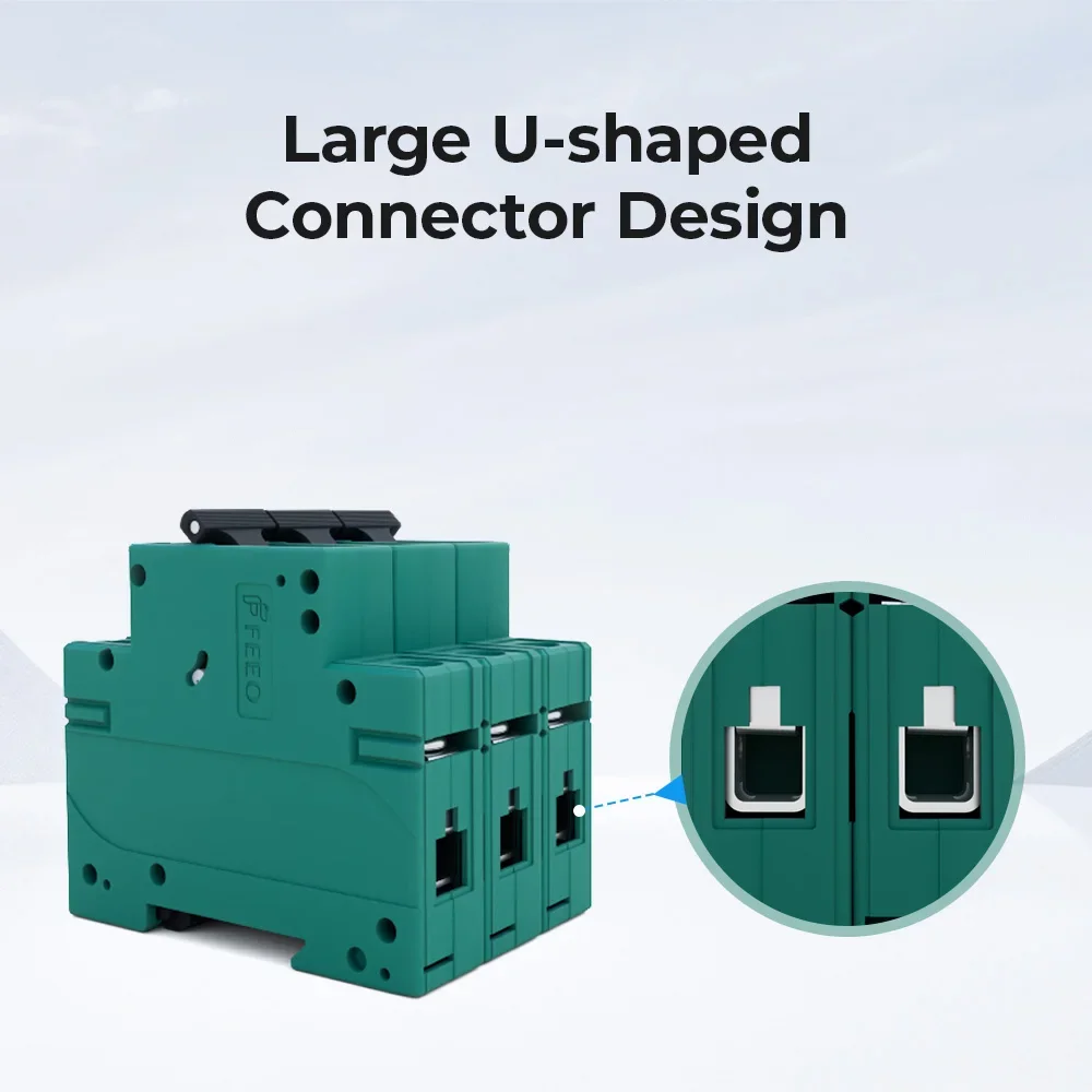 FPV-63/FFEO Новый тип дин-рейки Автоматический выключатель постоянного тока Solar MCB Mini 3P