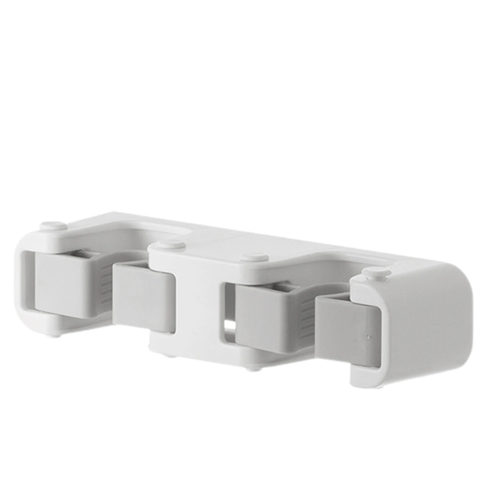 

Toilet Mop Broom Holder Self Adhesive Wall Mounted Tool Organizer for Home Anti Slip High Load Bearing Capacity Plastic JS22
