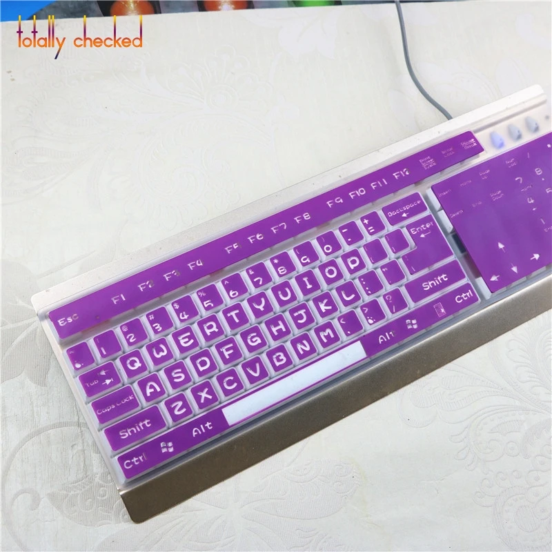 Силиконовый чехол для клавиатуры Logitech MK275 MK120 K840 G710 K270 K100 K800 G105 RGB