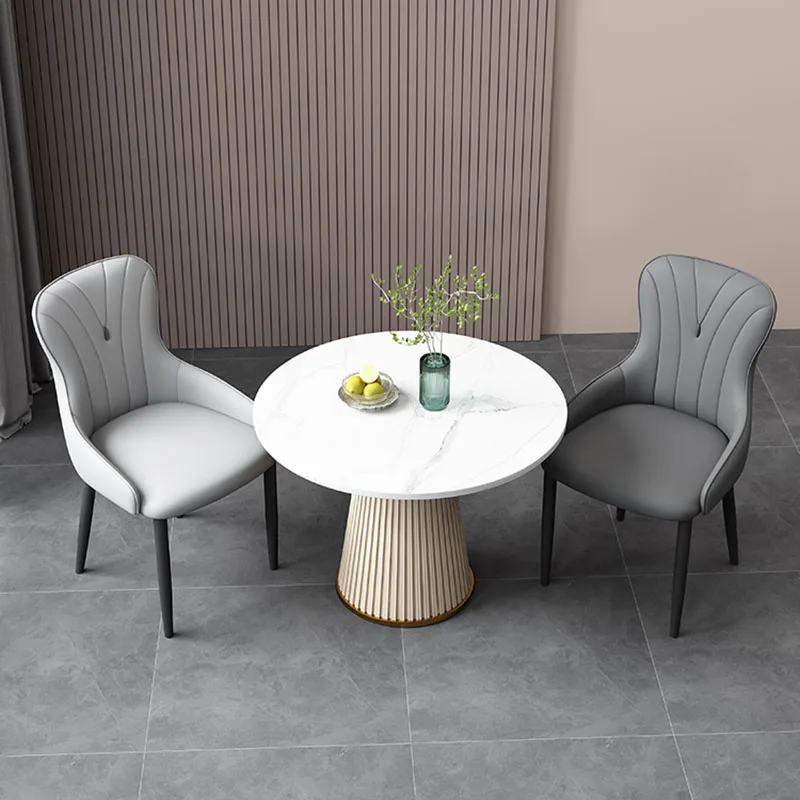 

European Luxury Dining Chairs Nordic Trendy Modern Simple Dining Chairs Upholstered Beautiful Sillas De Comedor Furnitures