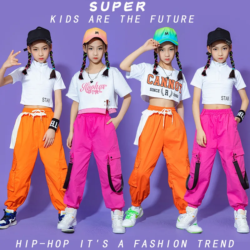 

Children'S Cheerleading Clotthes Girls Jazz Costumes Kids Hip Hop Performance Costume Sets Girls Stage Competition Suit XS3923