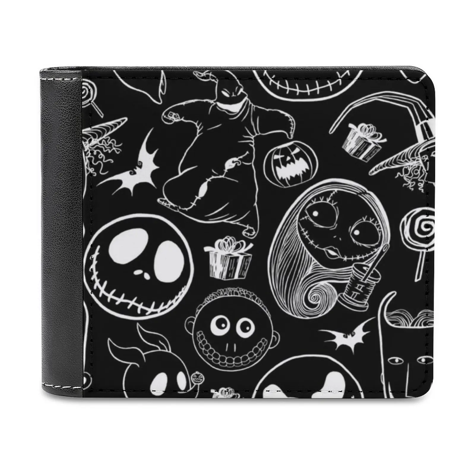 

Кошмар перед Рождеством кожаный кошелек Кредитная фотография Роскошный кошелек Джек Кошмар перед Рождеством Салли нуль оооги