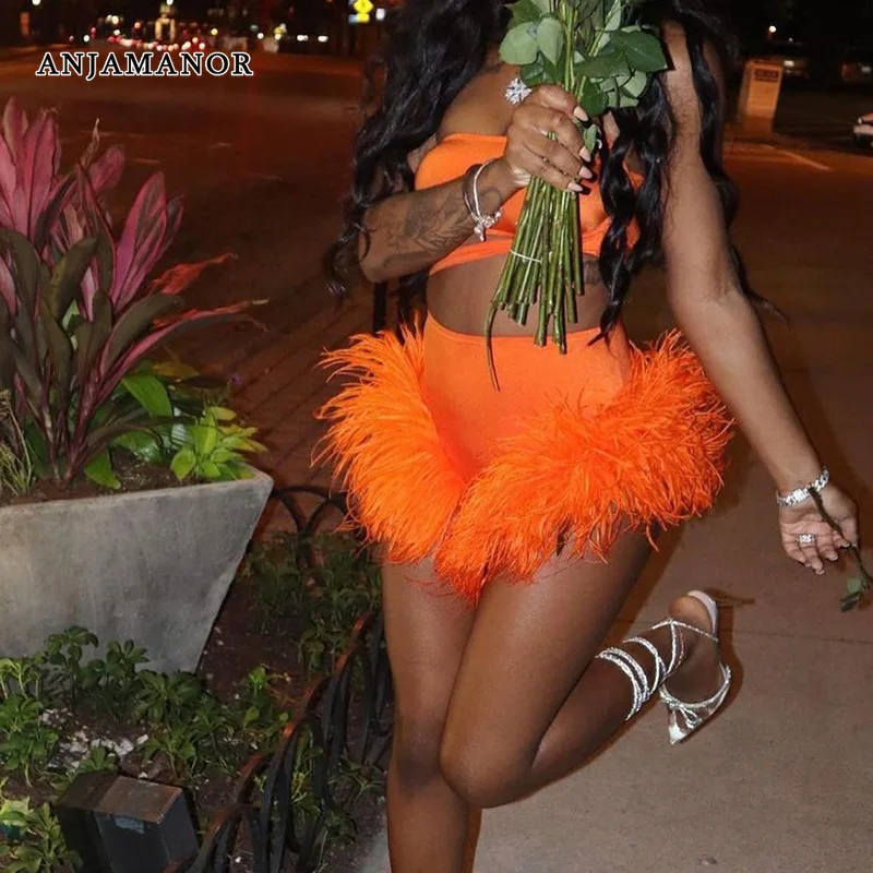 

Женский сексуальный комплект из 2 предметов, шорты и кроп-топ