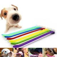 hot selling pet cat dog tooth finger brush dental care for pet toothbrush mouth cleaning toothbrushes plastic cat brushes