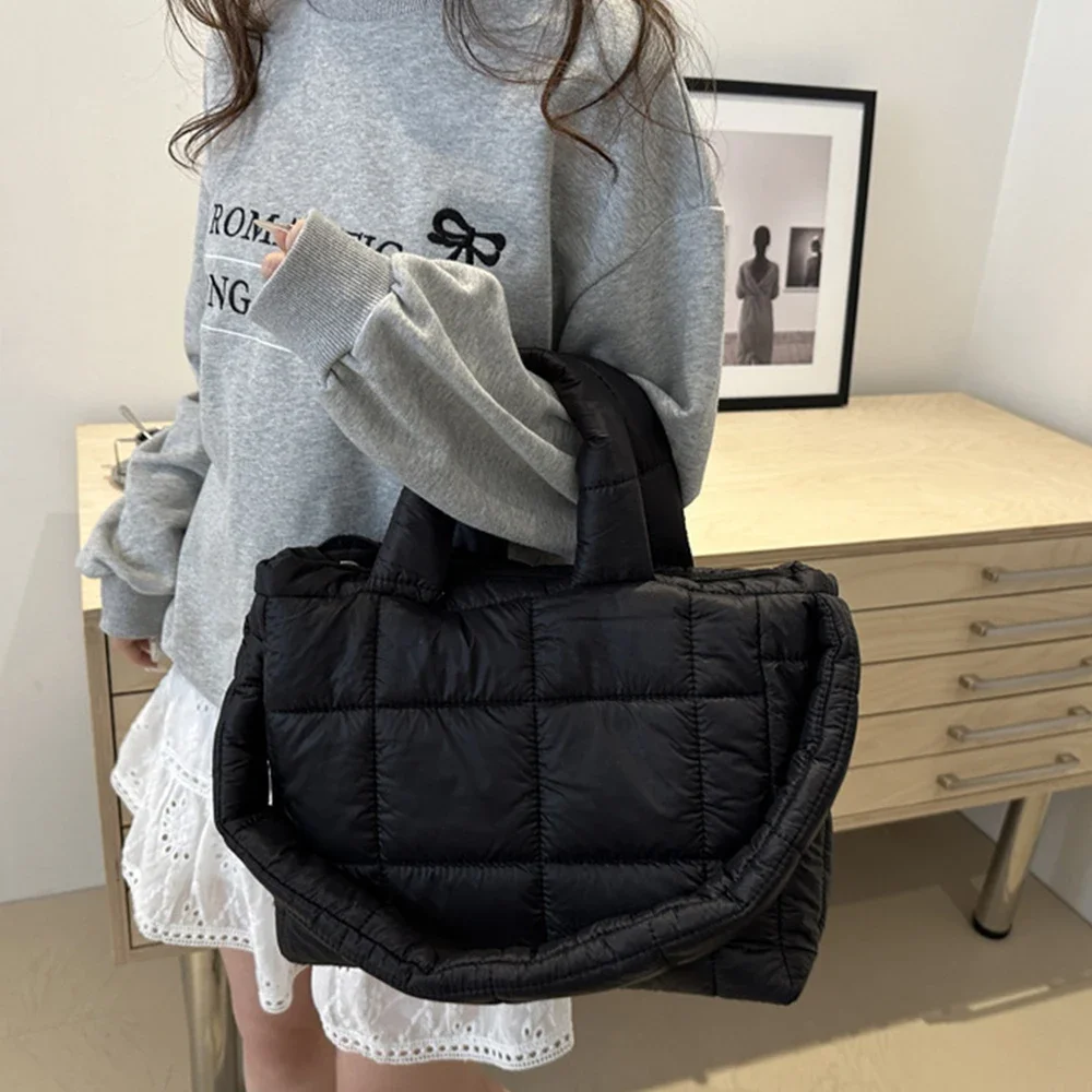 Стеганая Хлопковая Сумка-тоут ярких цветов