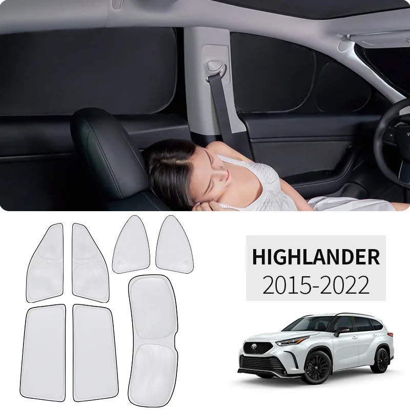 

For Toyota Highlander Car Sunshade Umbrella Car Sun Shade Protector Parasol Summer Sun Interior Windshield Protection Accessorie