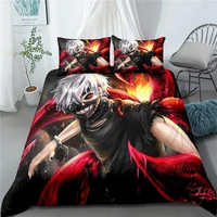 anime tokyo ghoul 3d printed bedding set duvet covers pillowcases comforter bedding set bedclothes bed linen
