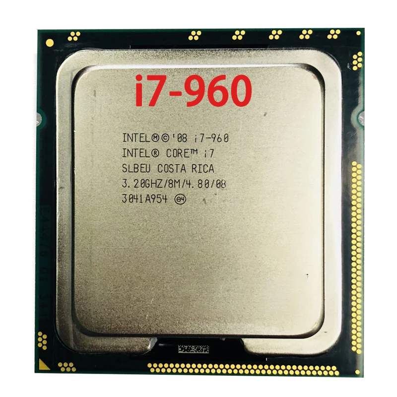

Процессор Intel Core i7-960 i7 960 3,2 ГГц четырехъядерный процессор 130 Вт 8 Мб LGA 1366