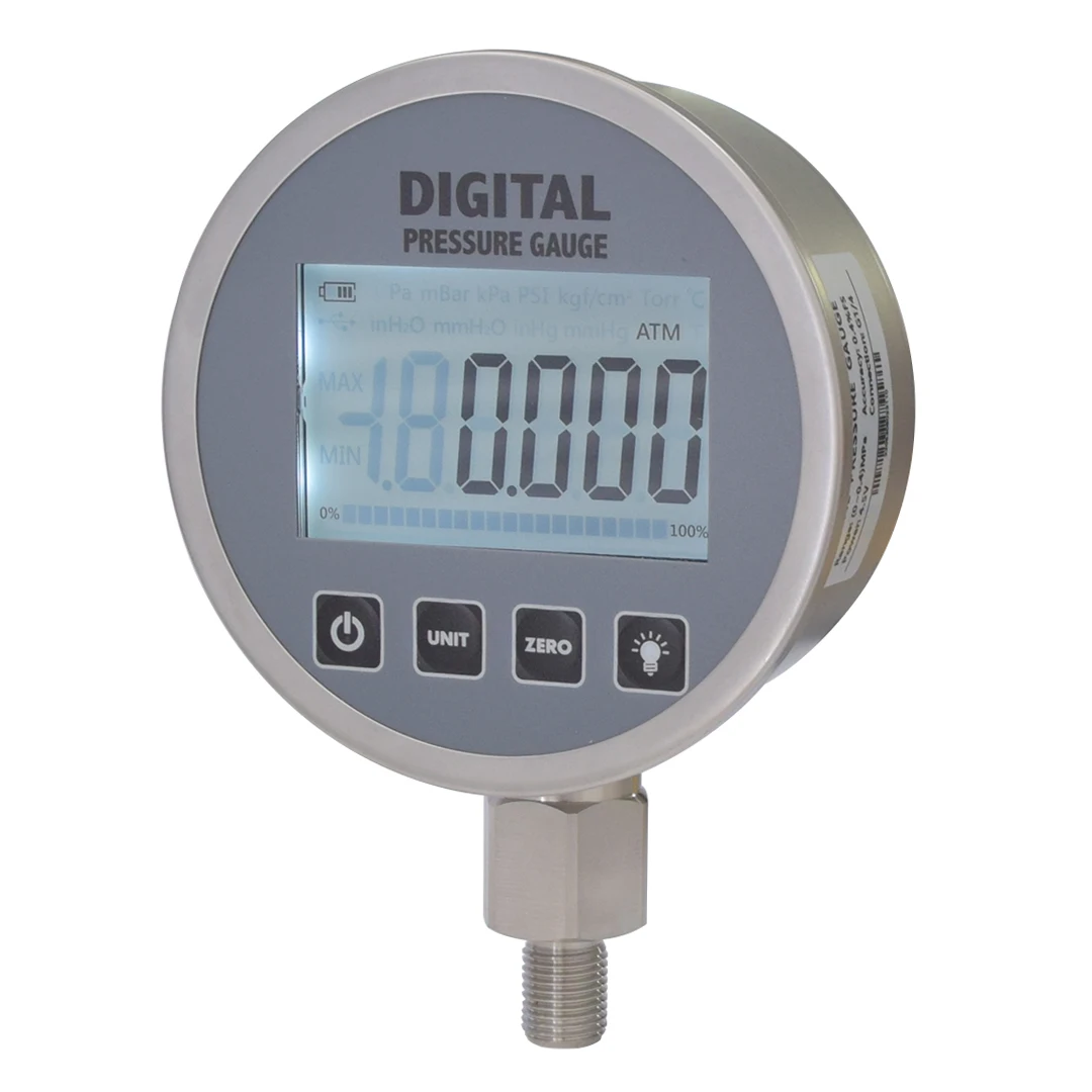 FANDESENSOR цифровой манометр mbar mmHg точность 0.4 разрешение-99999 ~ 99999 диаметр 105 мм
