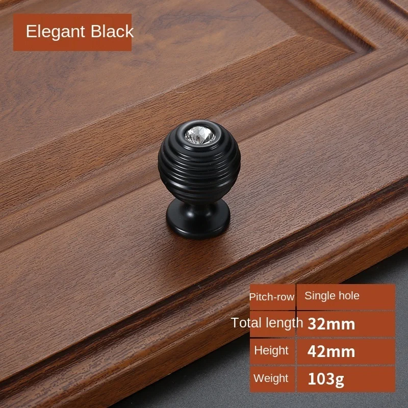 Золотая Ручка для двери шкафа в европейском стиле из цинкового сплава Толстая