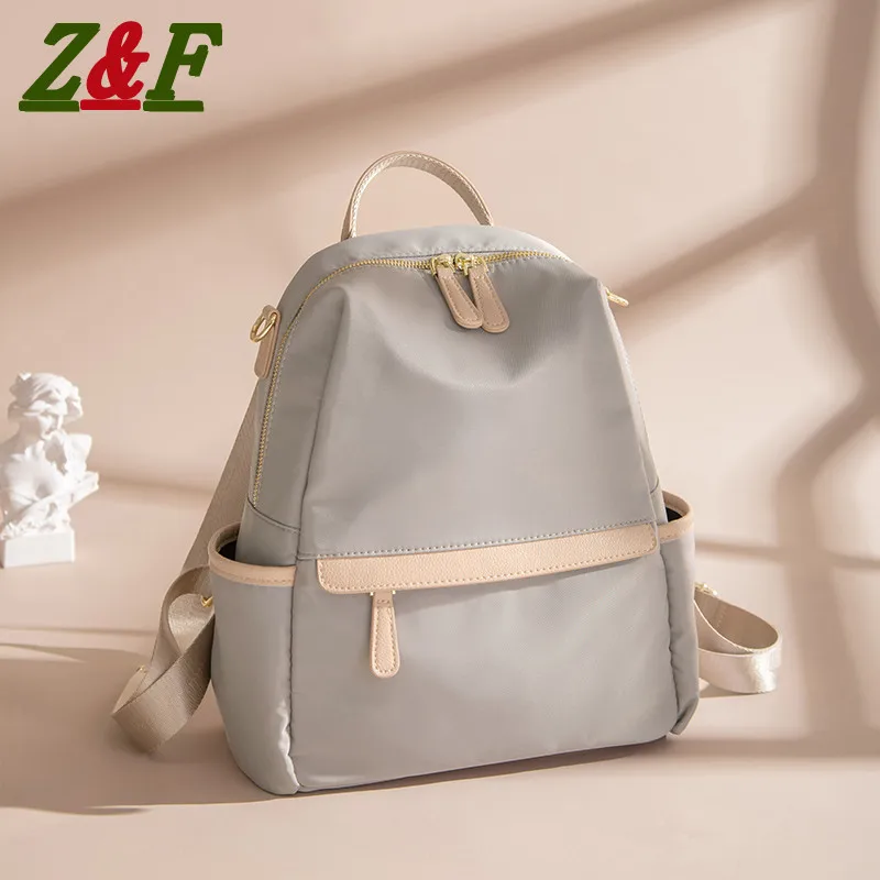 

Женская сумка из ткани Оксфорд, вместительный водонепроницаемый рюкзак на плечо, простая модная сумка для отдыха Cc Gg