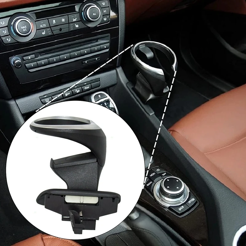 

Car Front Cup Drink Holder Back Seat Car Cup Holder For-BMW 135I 128I X1 E82 E84 E81 E87N Drink Holder