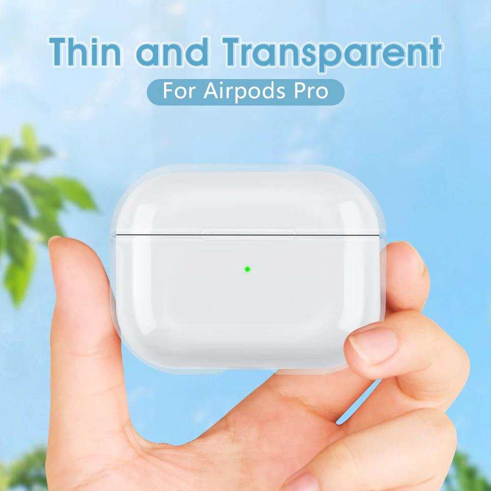 Фото Прозрачный чехол для Airpods Pro 2 2022 2-го поколения, беспроводные Bluetooth-наушники, жесткий чехол Air Pods 3 2 1 3-го поколения, аксессуары №3